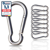 A4 Edelstahl Karabiner