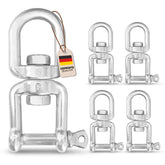A4 Edelstahl Drehwirbel Auge-Kabel